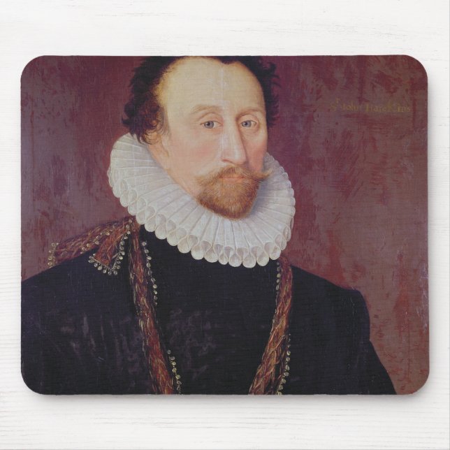 Portrait of Sir John Hawkins  1581 Mouse Pad (Front)