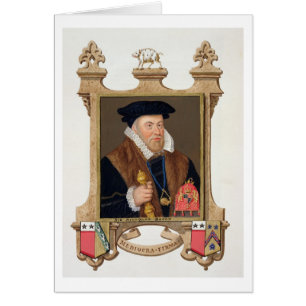 Portrait of Sir Nicholas Bacon (1509-79) from 'Mem