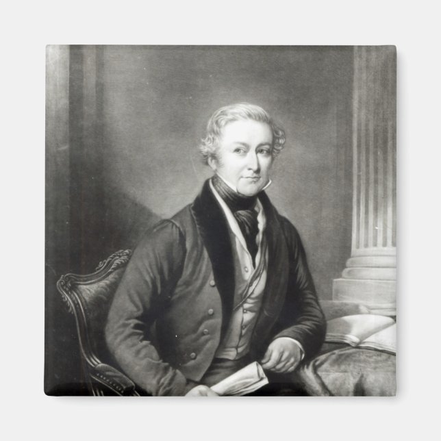 Portrait of Sir Robert Peel Magnet (Front)