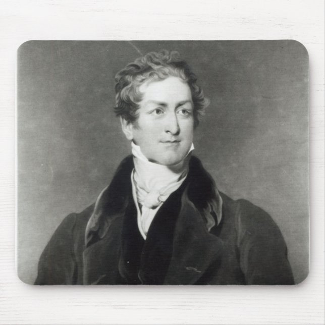 Portrait of Sir Robert Peel Mouse Pad (Front)