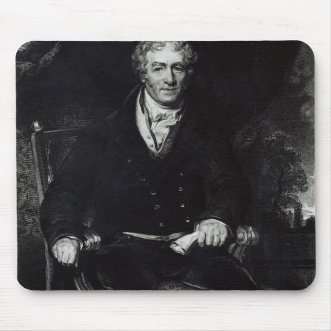 Portrait of Sir Robert Peel Mouse Pad (Front)