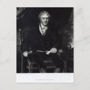 Portrait of Sir Robert Peel Postcard