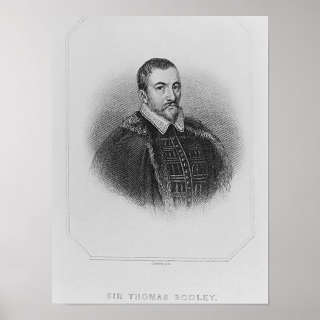 Portrait of Sir Thomas Bodley Poster (Front)