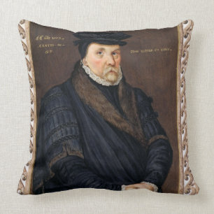 Portrait of Sir Thomas Gresham (c.1519-79) from 'M Cushion