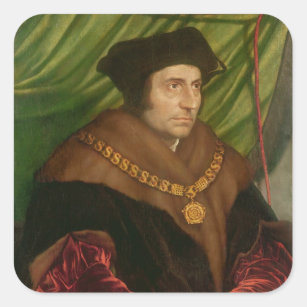 Portrait of Sir Thomas More Square Sticker