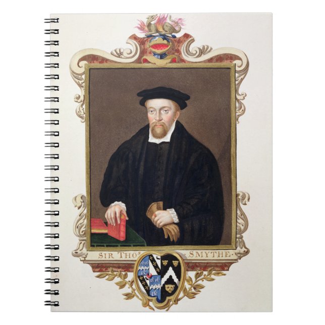 Portrait of Sir Thomas Smythe (c.1558-1625) from ' Notebook (Front)