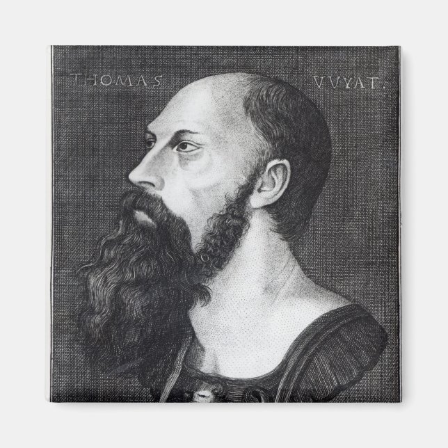 Portrait of Sir Thomas Wyatt Magnet (Front)