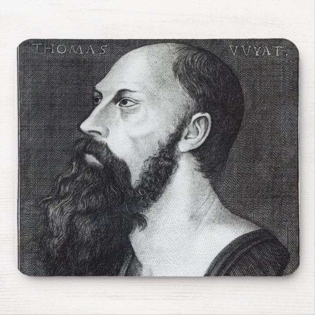 Portrait of Sir Thomas Wyatt Mouse Pad (Front)