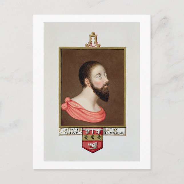 Portrait of Sir Thomas Wyatt the Younger (c.1521-5 Postcard (Front)