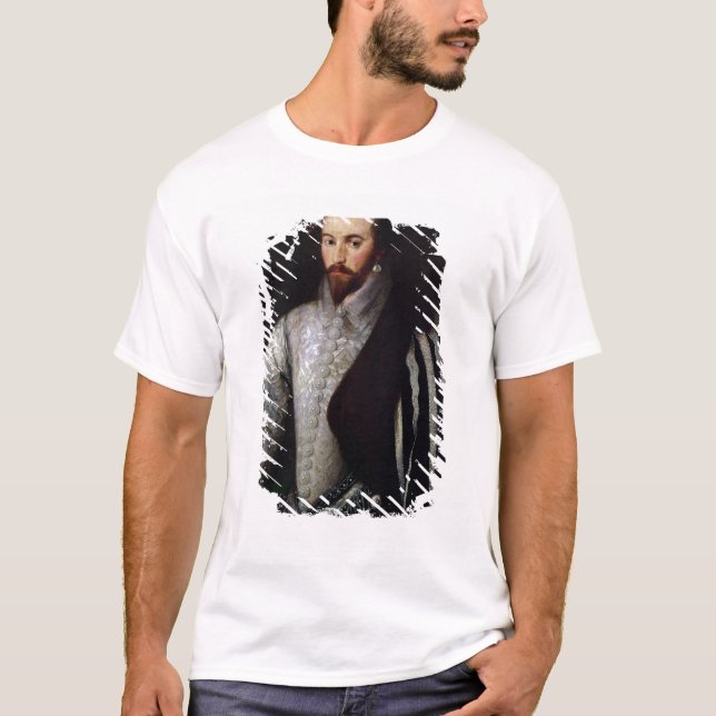 Portrait of Sir Walter Raleigh  1588 T-Shirt (Front)