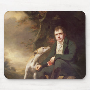 Portrait of Sir Walter Scott and his dogs Mouse Pad