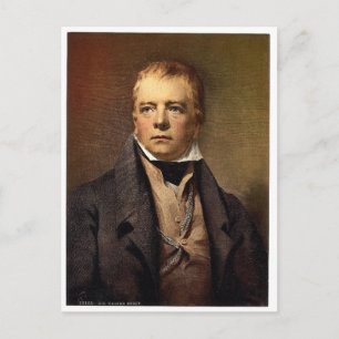 Portrait of Sir Walter Scott classic Photochrom Postcard