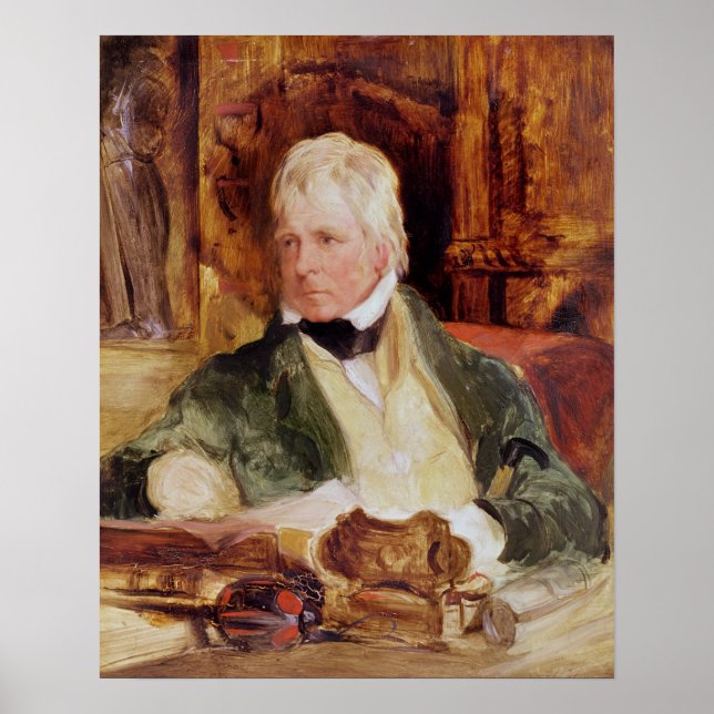 Portrait of Sir Walter Scott Poster (Front)