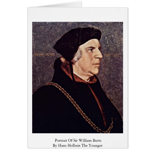 Portrait Of Sir William Butts (Front)