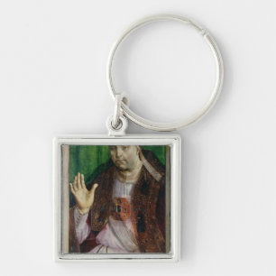 Portrait of Sixtus IV c.1475 Key Ring