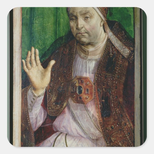 Portrait of Sixtus IV  c.1475 Square Sticker (Front)