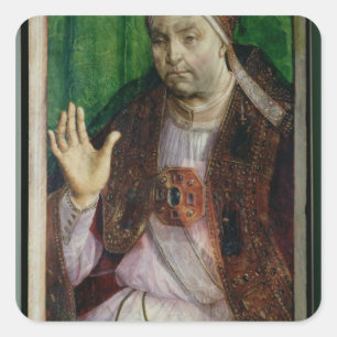 Portrait of Sixtus IV c.1475 Square Sticker