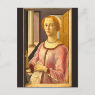 Portrait of Smeralda Bandinelli by Botticelli Postcard