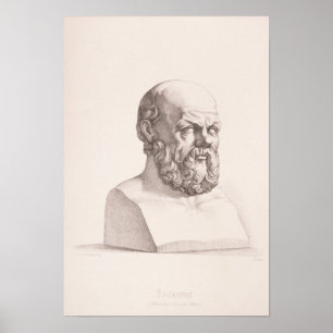 Portrait of Socrates Poster