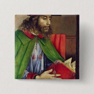 Portrait of Solon c.1475 15 Cm Square Badge