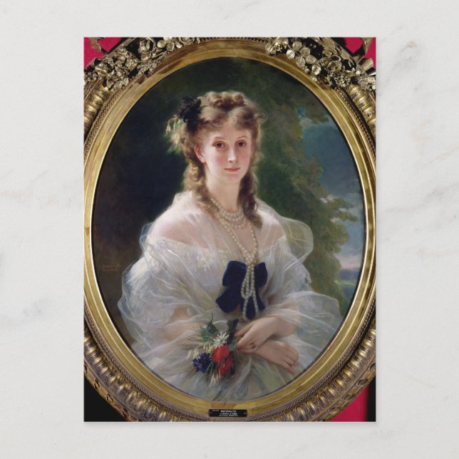 Portrait of Sophie Troubetskoy  Countess of Postcard (Front)