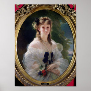 Portrait of Sophie Troubetskoy Countess of Poster