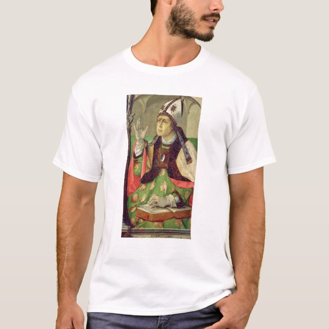 Portrait of St. Augustine, c.1475 T-Shirt (Front)
