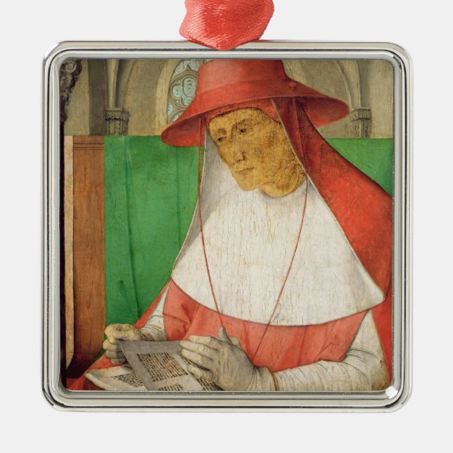 Portrait of St. Jerome  c.1475 Metal Ornament (Front)