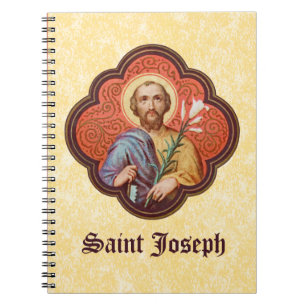 Portrait of St. Joseph in an Octofoil (TF 02) Notebook