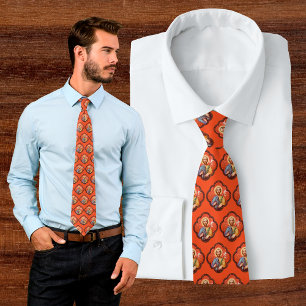 Portrait of St. Joseph in an Octofoil (TF 02) Tie