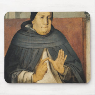 Portrait of St. Thomas Aquinas c.1475 Mouse Pad