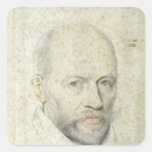 Portrait of St. Vincent de Paul Square Sticker