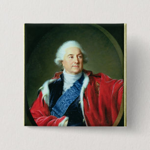 Portrait of Stanislas II Augustus , 1797 15 Cm Square Badge