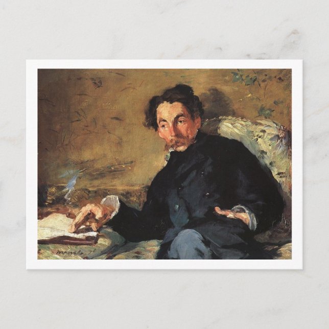 Portrait of Stéphane Mallarmé, 1876 Postcard (Front)
