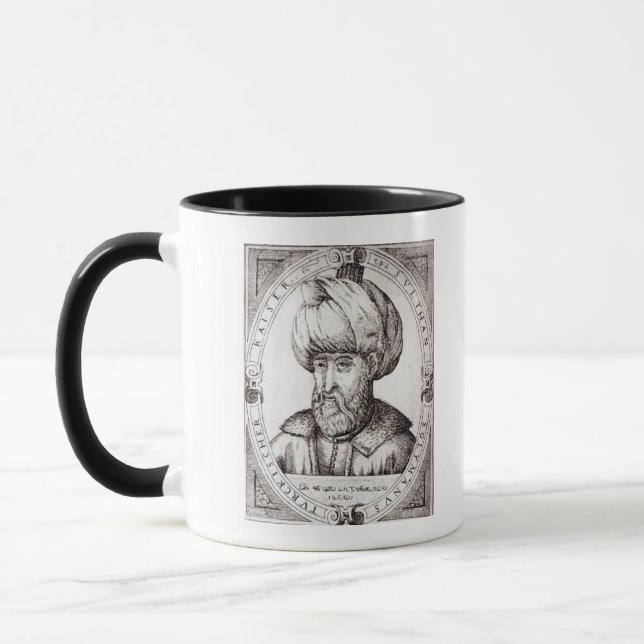 Portrait of Suleiman the Magnificent Mug (Left)