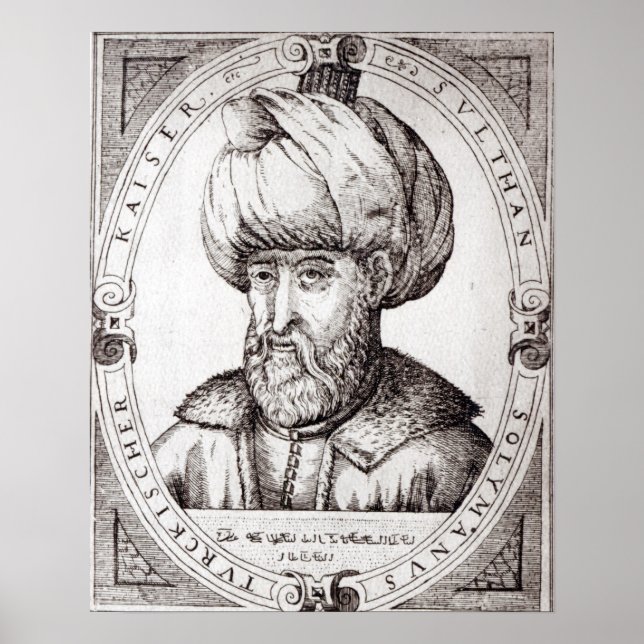 Portrait of Suleiman the Magnificent Poster (Front)