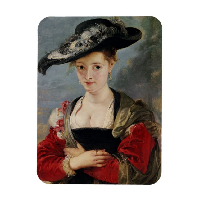Portrait of Susanna Lunden (?) (Le Chapeau de Pail Magnet (Vertical)