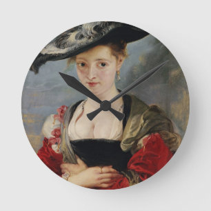 Portrait of Susanna Lunden (?) (Le Chapeau de Pail Round Clock