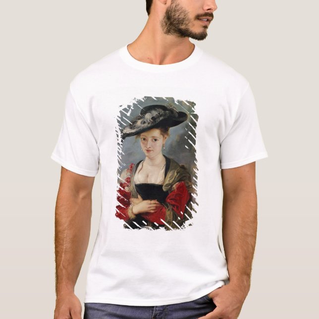Portrait of Susanna Lunden (?) (Le Chapeau de Pail T-Shirt (Front)