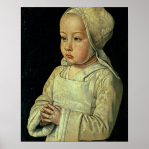 Portrait of Suzanne of Bourbon (1491-1521) daughte Poster