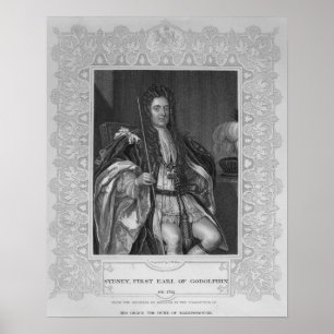 Portrait of Sydney, First Earl of Godolphin Poster