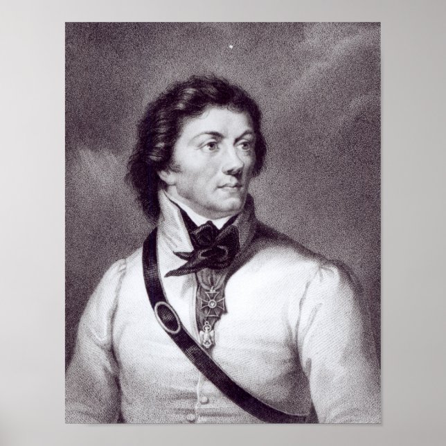 Portrait of Tadeusz Kosciuszko Poster (Front)