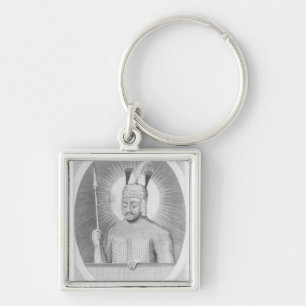 Portrait of Tamerlane the Great Key Ring