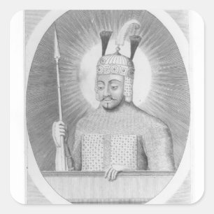 Portrait of Tamerlane the Great Square Sticker