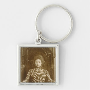 Portrait of the actress Vera Komissarzhevskaya Key Ring