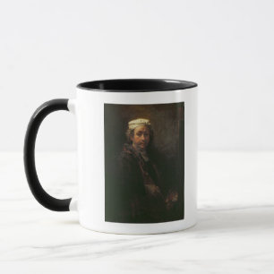 Portrait of the Artist at his Easel, 1660 Mug