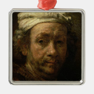 Portrait of the Artist at His Easel, detail of the Metal Ornament