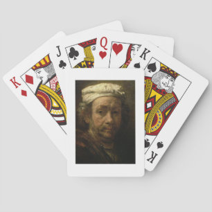 Portrait of the Artist at His Easel, detail of the Playing Cards