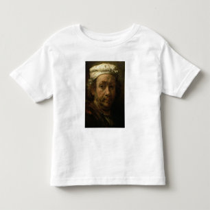 Portrait of the Artist at His Easel, detail of the Toddler T-Shirt