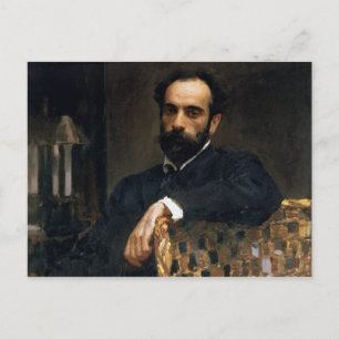 Portrait of the artist Isaak Ilyich Levitan Postcard